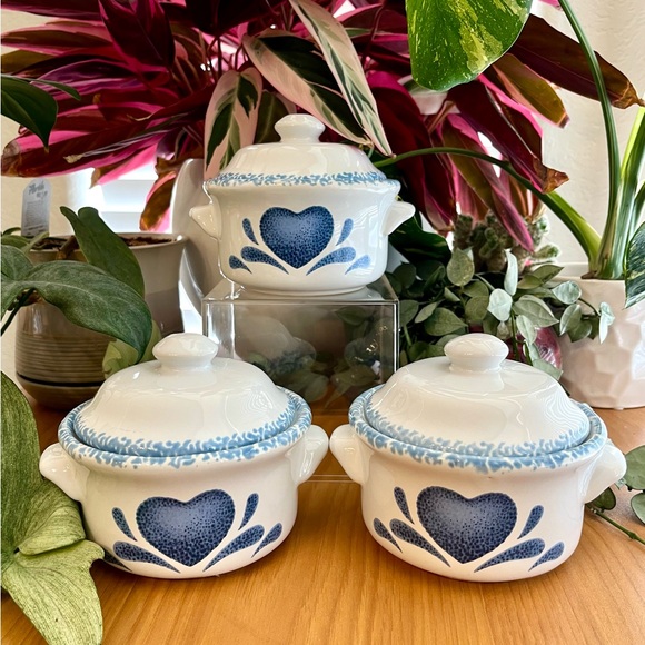 Source Unknown Other - Vintage Spongewear Country Heart Soup Bowls set of 3